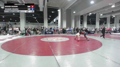60 lbs Champ. Round 2 - Steven Vaughn, Team Donahoe Wrestling Club vs Joaquin Aranda, St. John Bosco High School Wrestling