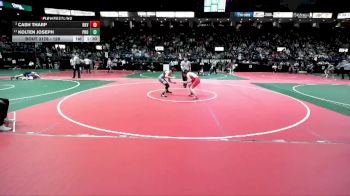 128 lbs Quarterfinal - Cash Tharp, BKV1 vs Kolten Joseph, PROA