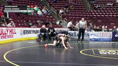 107 lbs Preliminaries - Walker Martin, Conestoga vs Michael Johnson, West Allegheny
