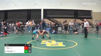 69 lbs 3rd Place - Tristan Dee, Bergen Area Dragons ES vs BLAKE TAYLOR, Rampage ES