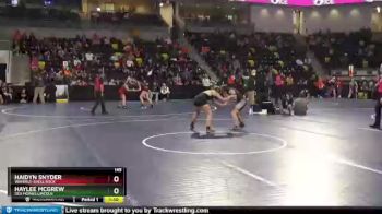 145 lbs Champ. Round 3 - Haidyn Snyder, Waverly-Shell Rock vs Haylee Mcgrew, Des Moines Lincoln