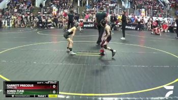 49 lbs Champ. Round 1 - Garrett Precious, Lowell WC vs Soren Funk, Traverse City WC