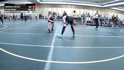106 lbs Consi Of 8 #2 - Jameson LeBlanc, Grindhouse WC vs Dylan Henry, Manu Wr Ac