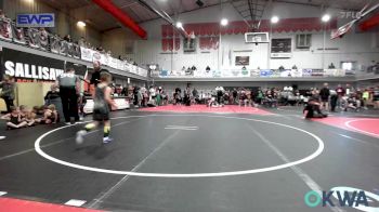 60-66 lbs Rr Rnd 2 - Lincoln Taylor, Sallisaw Takedown Club vs Archer Haley, Broken Bow Youth Wrestling