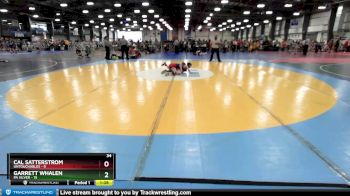 72 lbs Rd# 2 10:30am Friday - Garrett Whalen, PA Silver vs Cal Satterstrom, Untouchables