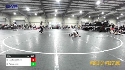 83 lbs Consi Of 16 #2 - Dragon Martinez III, Juggernaut Wrestling Club vs Cole Palma, Neighborhood Wrestling Club