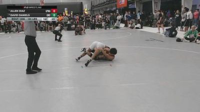 165 lbs 5th Place Match - Allen Diaz, Great Plains Wrestling Academy vs David Daniels, Granite Wrestling Club