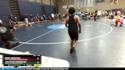 135 lbs Quarterfinal - Pano Gennaios, Wrestling Rhinos Wrestling Club vs Jonathan Rodriguez, Steelclaw Wrestling Club