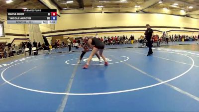 131 lbs Champ. Round 2 - Olivia Root, Davenport University vs Nicole Arroyo, Georgetown College