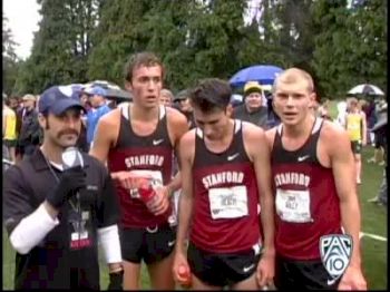 Stanford Trio 1-2-3 after 2010 PAC-10 XC Champs