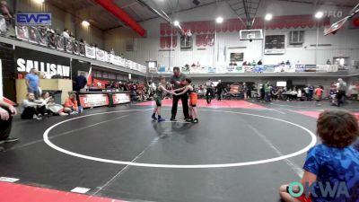 61 lbs Rr Rnd 3 - Kayden Harwell, Roland Youth League Wrestling vs Kayden Mitchell, Broken Bow Youth Wrestling