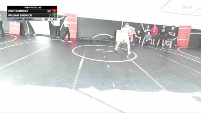 150 lbs Champ. Round 1 - Jony Barbosa, Redondo Union High School vs William Smorick, Lake Forest