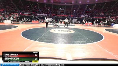 2A 126 lbs Cons. Round 2 - Greco Rendon, Crystal Lake (Central) vs Nate Sanchez, Chicago (St. Ignatius)