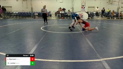 97 lbs Round 3 - Ray Lecker, BaynardTrained vs Jason Sponsel, Tech Fall Wrestling Club