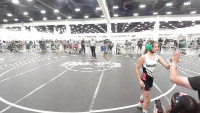80 lbs 2nd Place - Emma Zagorski, Pikes Peak Warriors vs Olivia Srisamai, Legacy Wrestling Center