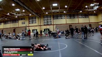 60 lbs Round 2 (10 Team) - Bohdi Tsikerdanos, Warhawks Wrestling vs Miles Alderman, Mat Warriors