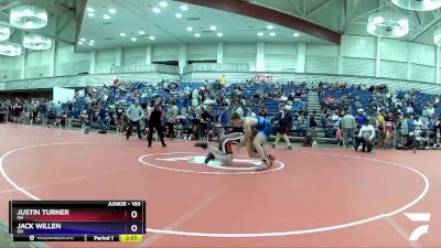 160 lbs Cons. Round 3 - Justin Turner, OH vs Jack Willen, OH