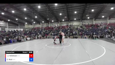 145 lbs Quarterfinal - Josh Helleksen, Excalibur Wrestling Club vs Chanden Reid, Sanderson Wrestling Academy