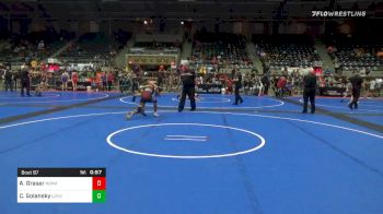 110 lbs Consolation - Addeline Graser, Nebraska Wrestling Academy vs Claire Solansky, Lady Outlaws