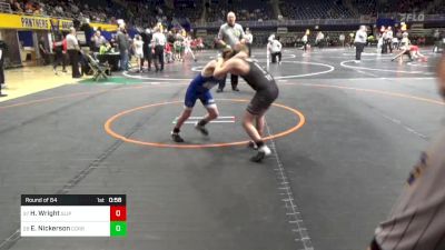 90 lbs Round Of 64 - Hoyt Wright, Slippery Rock vs Emmett Nickerson, Corry