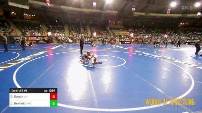 67 lbs Consi Of 8 #1 - Giovanni Garcia, Valiant Prep vs Jonathan Bexfield, Sanderson Wrestling Academy