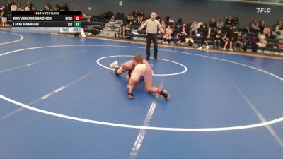 150 lbs 3rd Place Match - Dayven Mosbacker, Bryan Youth Wrestling Club vs Liam Harman, Lincoln Standing Bear
