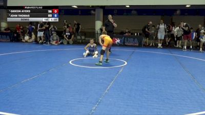 86 lbs Semis - Gideon Ayers, The Wrestling Academy vs John Thomas, Orange County RTC