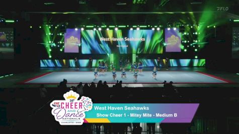 West Haven Seahawks [2025 Show Cheer 1 - Mitey Mite - Medium B] 2025 Pop Warner National Cheer & Dance Championship