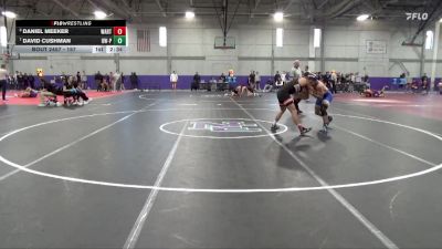 157 lbs Cons. Round 4 - David Cushman, Wisconsin-Platteville vs Daniel Meeker, Wartburg