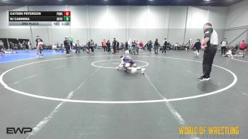 76 lbs 3rd Place - Cayden Peterson, POWA 12U vs Rj Cabrera, Untouchables 12U Purple