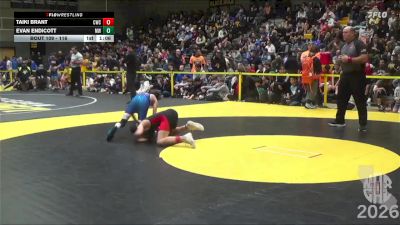 116 lbs Champ. Round 1 - Taiki Brant, Cardinal Wrestling Club vs Evan Endicott, MatTime Wrestling