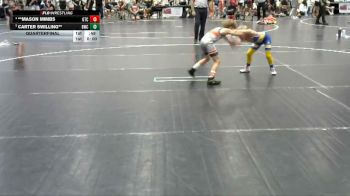 65 lbs Quarterfinal - Carter Swilling**, Buccaneer Wrestling Club vs **Mason Mimbs, Gamehouse Training Center