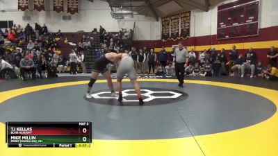 285 lbs Cons. Round 4 - TJ Kellas, Blair Academy vs Mike Millin, Perry (Massillon), OH