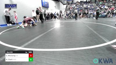 98 lbs Rr Rnd 1 - Charlee McClung, Elgin Wrestling vs Alana Clark, Choctaw Ironman Youth Wrestling