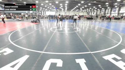 138 lbs Consi Of 32 #1 - Khalif Rhodes, NC vs Zane Winter, UT