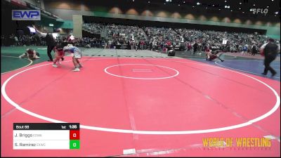 160 lbs Round Of 16 - Jacob Briggs, EGWA vs Saul Ramirez, Exeter X-Men