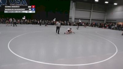 75 lbs Cons. Sub-quarters - Gianna DeMarco, Built By Brunson Wrestling vs Magdalen Rauenhorst, Summit Wrestling Academy