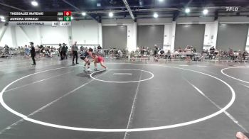 155 lbs Quarterfinal - Thessalez Mateaki, Juanita vs Aurora Oswald, Threshold WC