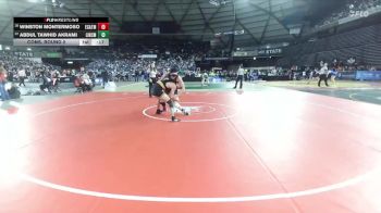 Boys 3A 132 lbs Cons. Round 2 - Winston Montermoso, Eastside Catholic vs Abdul Tawhid Akrami, Lincoln (Tacoma)