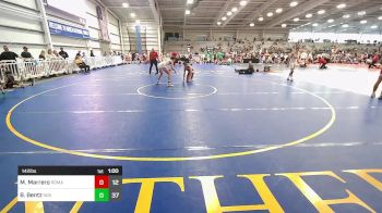 142 lbs Rr Rnd 1 - Maksim Marrero, Roman Legion vs Brendan Bentz, Indiana Outlaws Gold