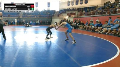 106 lbs Round 5: 4th Wb - Deyson Lopez, Gilmer County vs Hays Mikulak, Oconee County