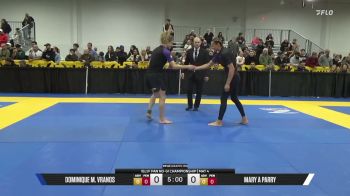 Mary A Parry vs Dominique M. Vranos 2026 Pan IBJJF Jiu-Jitsu No-Gi Championship