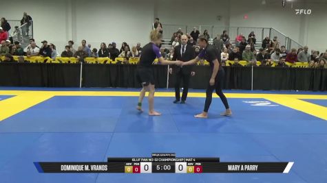 Mary A Parry vs Dominique M. Vranos 2026 Pan IBJJF Jiu-Jitsu No-Gi Championship