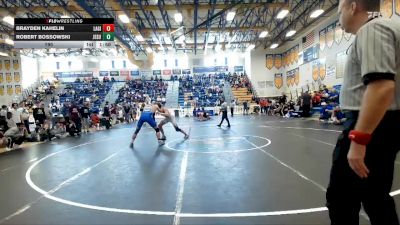 190 lbs Quarterfinals (8 Team) - Robert Bossowski, Jesuit vs Brayden Kahelin, Lake Gibson