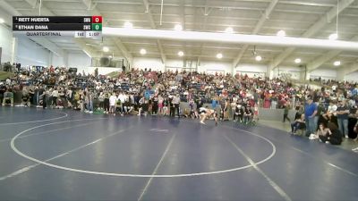 110 lbs Quarterfinal - Rett Huerta, Sanderson Wrestling Academy vs Ethan Dana, Shootbox Wrestling Club