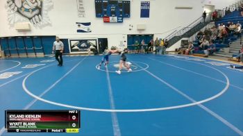 84 lbs Cons. Semi - Kyland Kienlen, Worland Middle School vs Wyatt Blank, Lovell Middle School