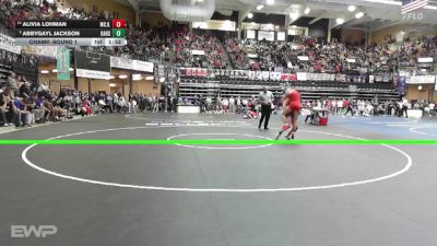 135 lbs Champ. Round 1 - Abbygayl Jackson, Oakley HS vs Alivia Lohman, Mound City-Jayhawk Linn HS