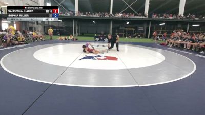 90 lbs Valentina Juarez, Missouri vs Sophia Miller, South Carolina