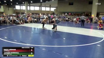 190 lbs Cons. Round 4 - Cayden Marshall, Rio Wrestling vs Ricky Herman, Outsiders