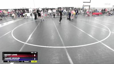 87 lbs Round 2 - Brodey Lewis, AWA vs Tanner Henzler, Hudson Wrestling Club